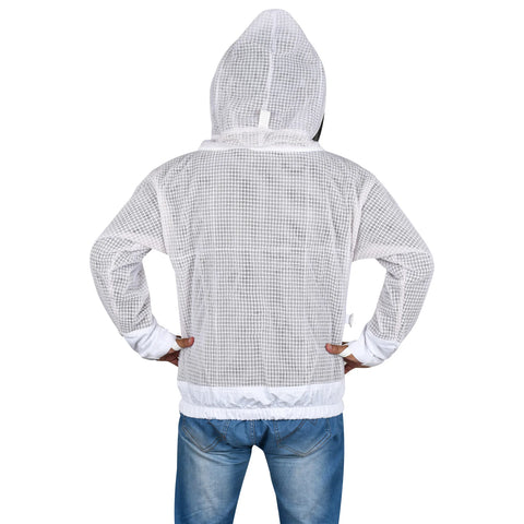 Unisex White Ventilated Bee Suit