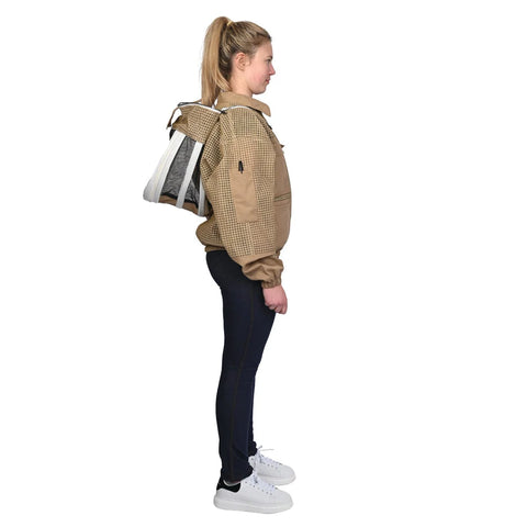 Beekeepers Shield - Full Vented Jacket with Veil (Brown)