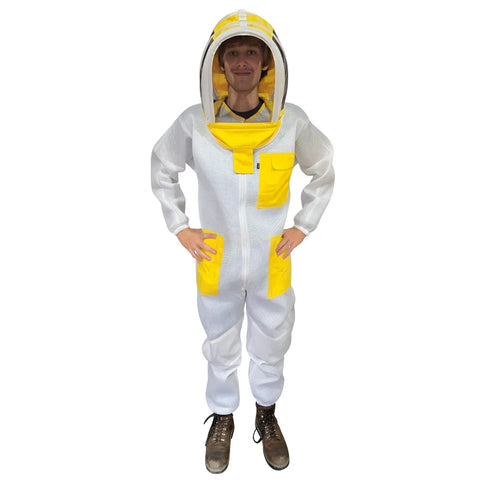 Air Mesh Beekeeping Suit with Matching Veil and Pockets